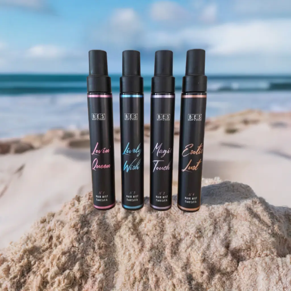 BES Hair Mist – vlasové parfémy pro osvěžení a ochranu vlasů na cestách