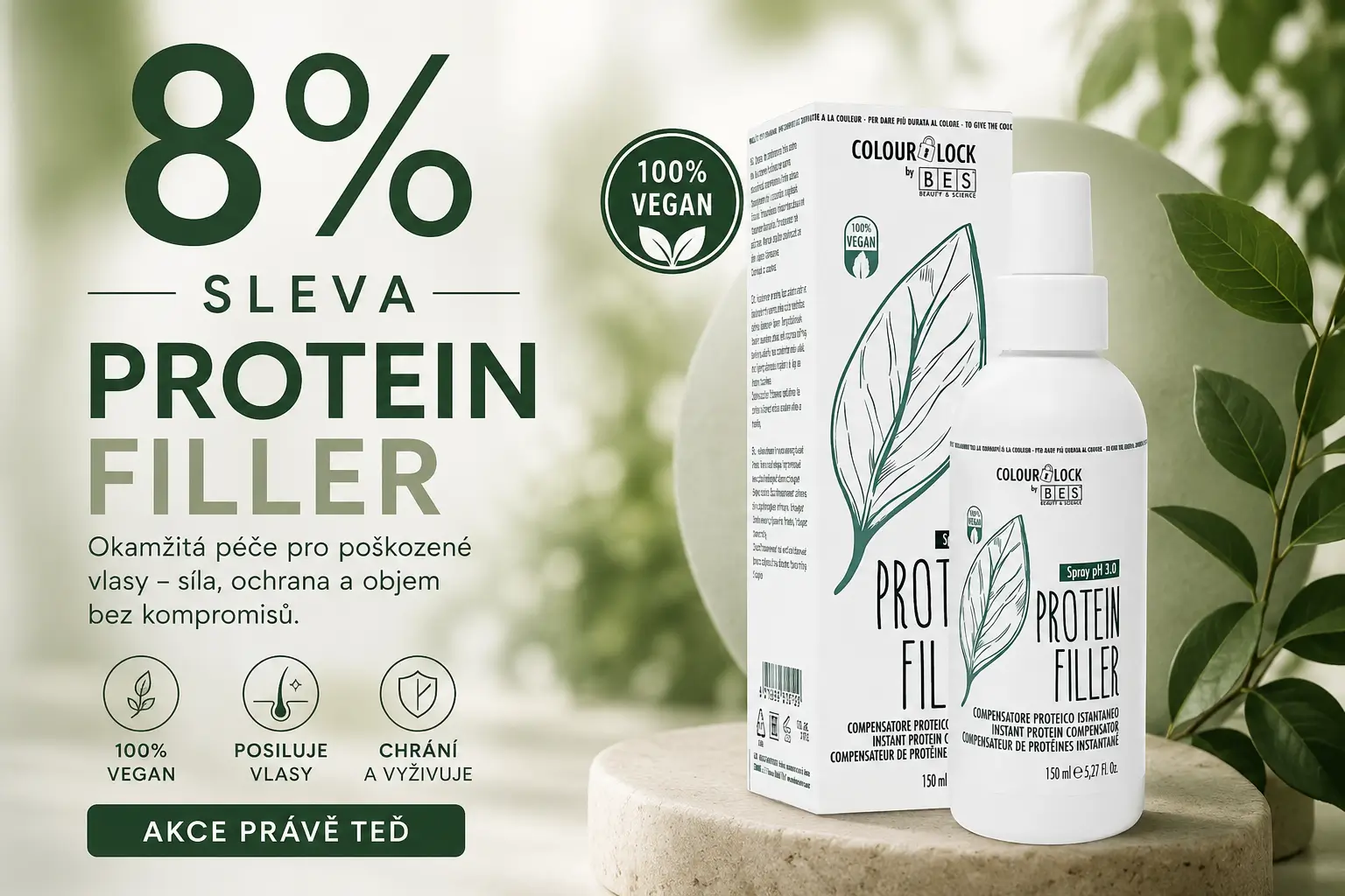Protein Filler regenerace vlasů