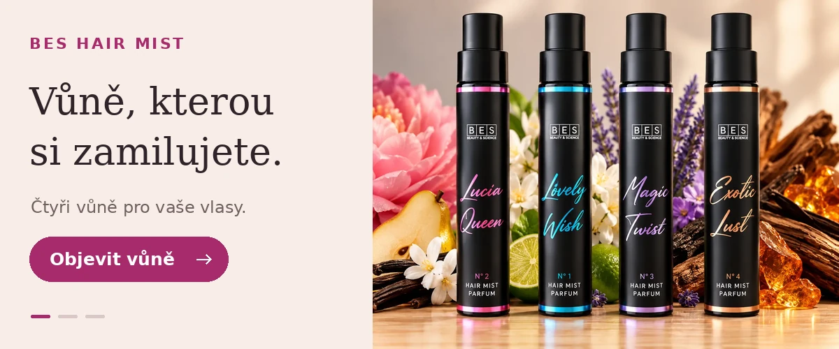 BES Hair Mist – objevte čtyři parfémy na vlasy
