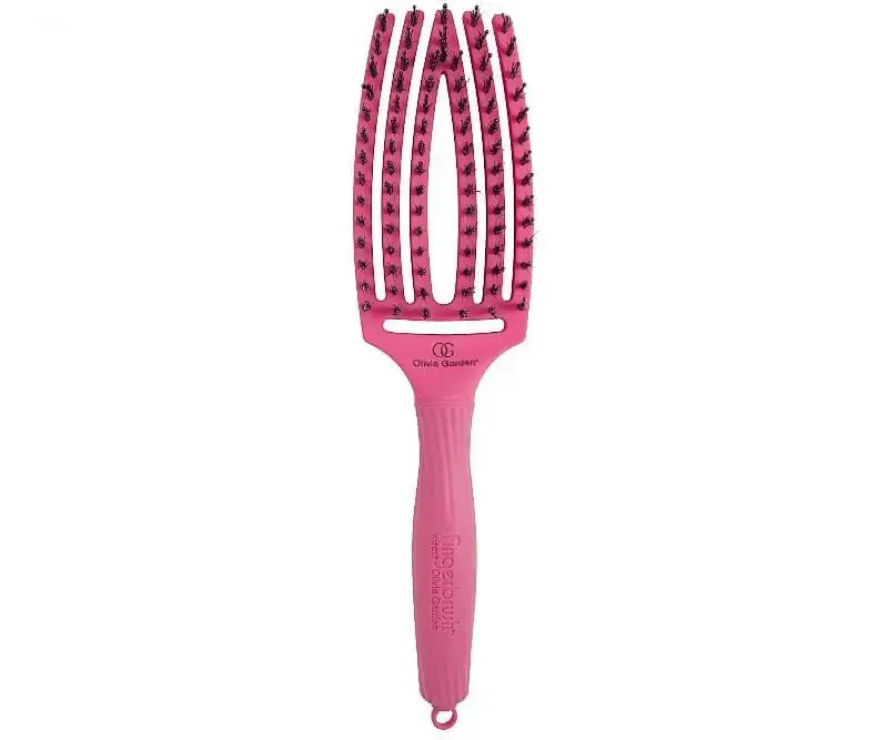 Olivia Garden Fingerbrush Blush Hot Pink kartáč na vlasy
