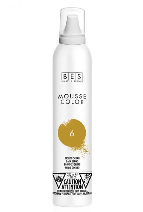 Bes barevné pěnové tužidlo 6 tmavá blond 200 ml