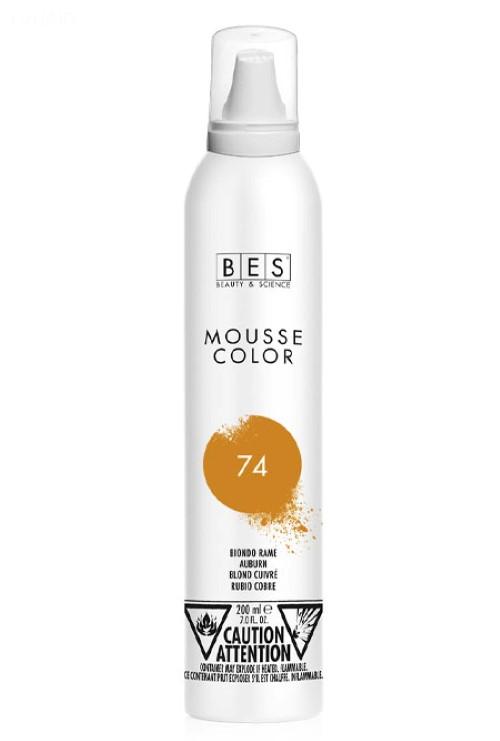 Bes barevné pěnové tužidlo 74 blond měděná 200 ml