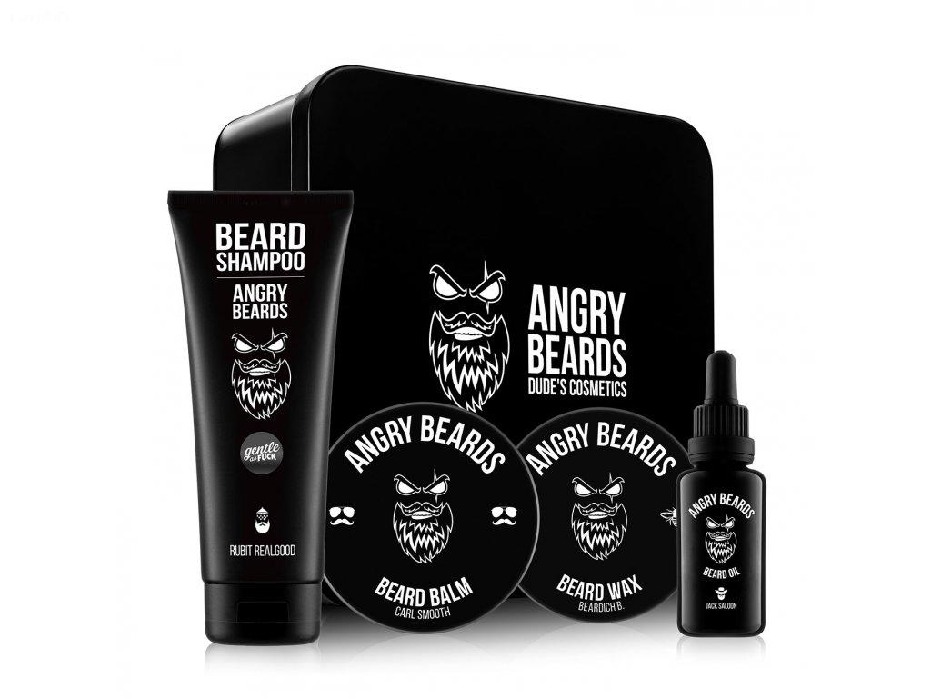 Angry Beards Saloon velká sada péče o vousy