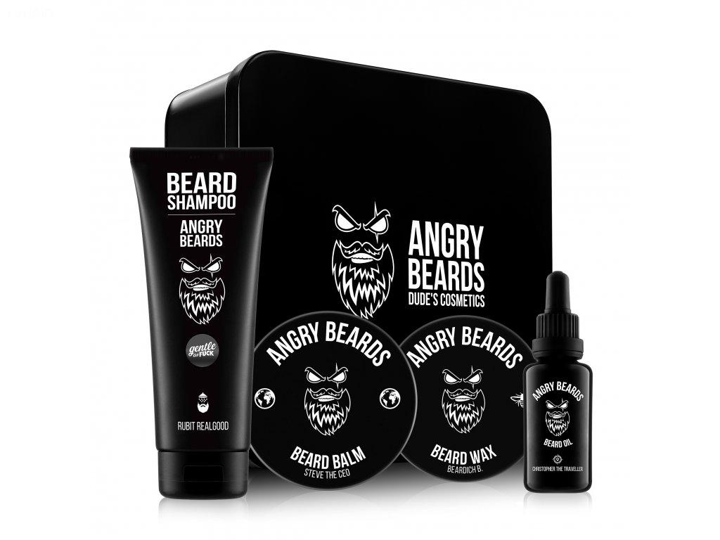 Angry Beards Sada péče o vousy CEO