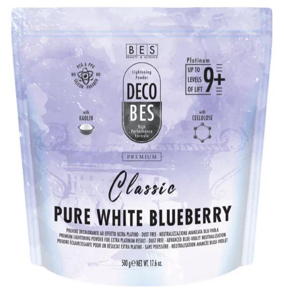 Bes Decobes Pure White melír Blueberry 9+