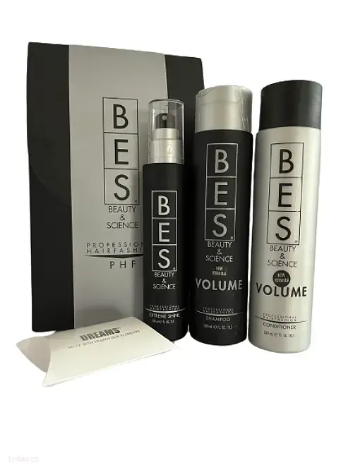 Bes dárková sada Volume šampon, balzám a Extreme Shine