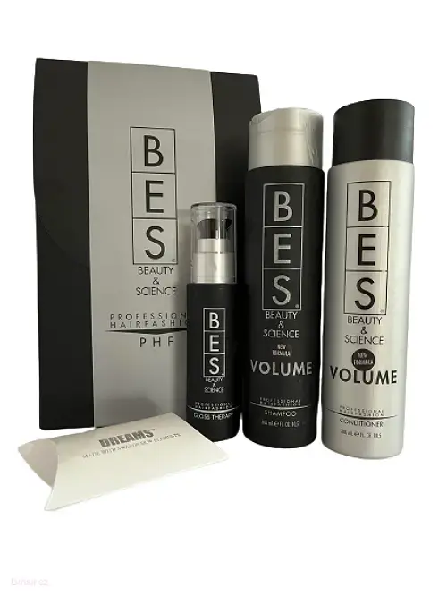 Bes dárková sada Volume šampon, balzám a Gloss Therapy