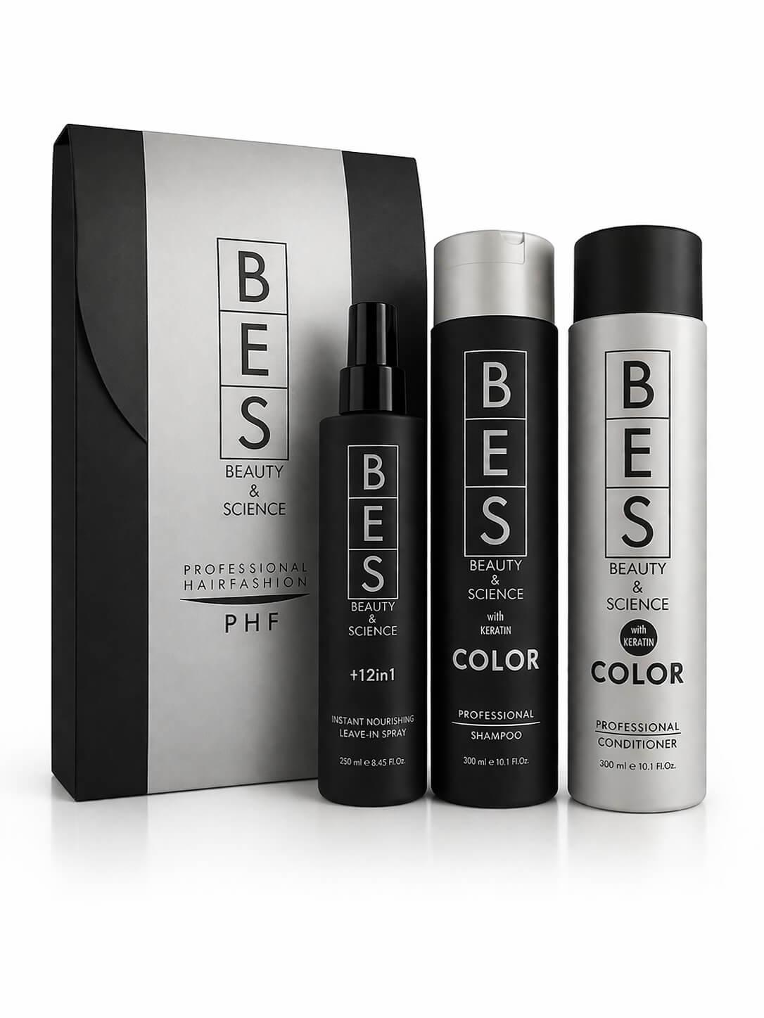 Bes dárková sada Color šampon, balzám a 12in1