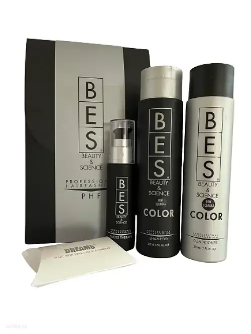 Bes dárková sada Color šampon, balzám a Gloss Therapy