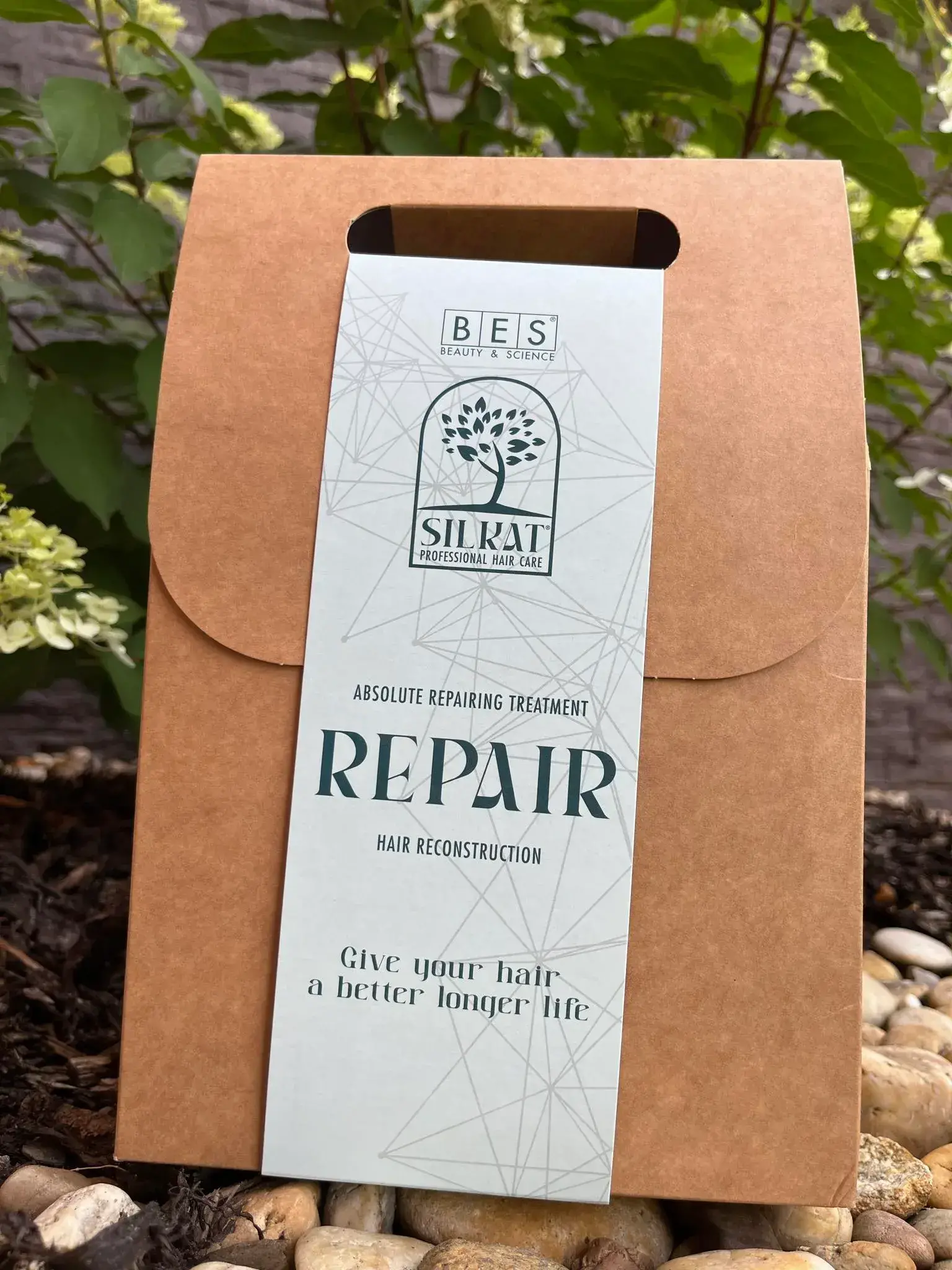 Bes Silkat Repair intenzivní sada s R5 olejem - Prémiová péče o vlasy pro ženy