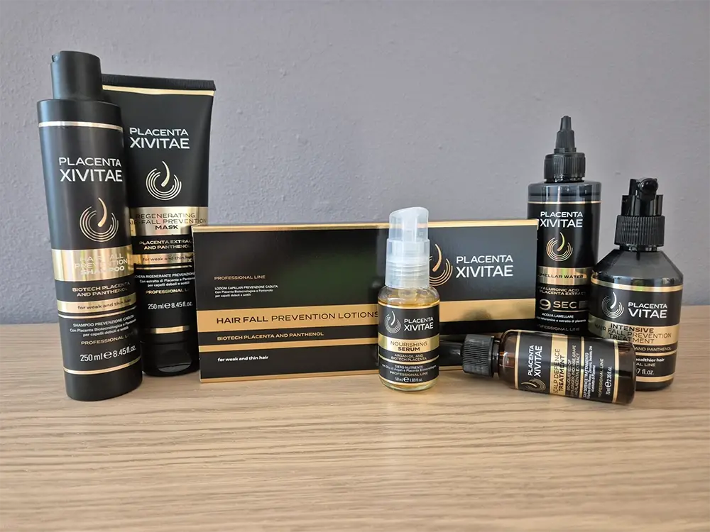 PLACENTA XIVITAE - Sada proti vypadávání vlasů | Regenerace a výživa | 7 produktů