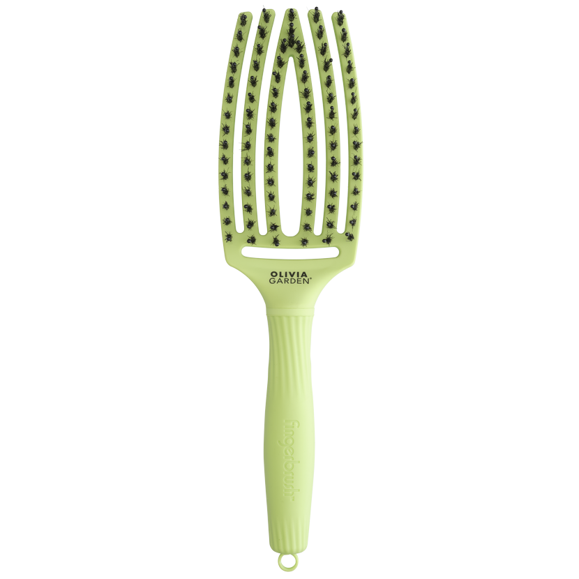 Olivia Garden Fingerbrush Dolce Vita Green Pistacchio - Kartáč na vlasy