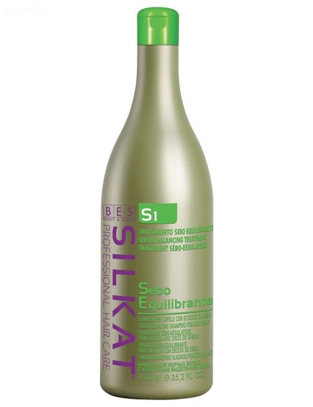 Bes Silkat S1 šampon na mastnou vlasovou pokožku 1000 ml
