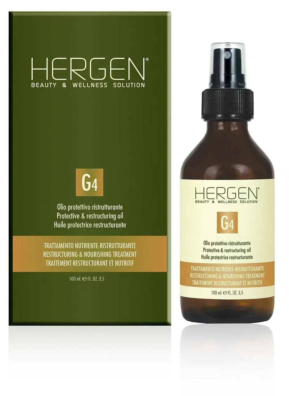 BES Hergen G4 – Vyživující a ochranný olej na vlasy 100 ml