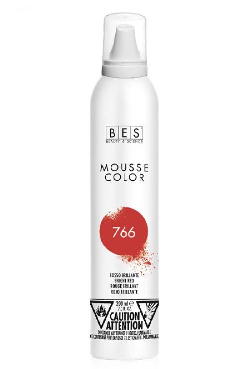 Bes barevné pěnové tužidlo 766 intenzivně červená 200 ml