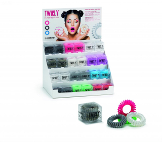 Kiepe Twirly Hair Band barva průsvitná - kreativní gumičky do vlasů