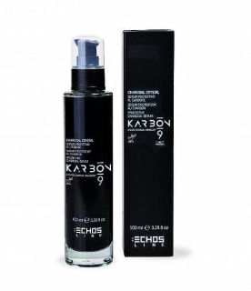Echosline Karbon 9 Krystaly ochranné sérum na vlasy s aktivním uhlím 100 ml