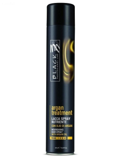Black Argan Treatment Hair Spray 500 ml - lak na vlasy s arganovým olejem