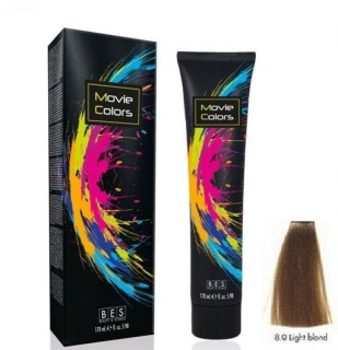 Bes movie colors - bezoxidační barva 8.0 světle hnědá 170 ml